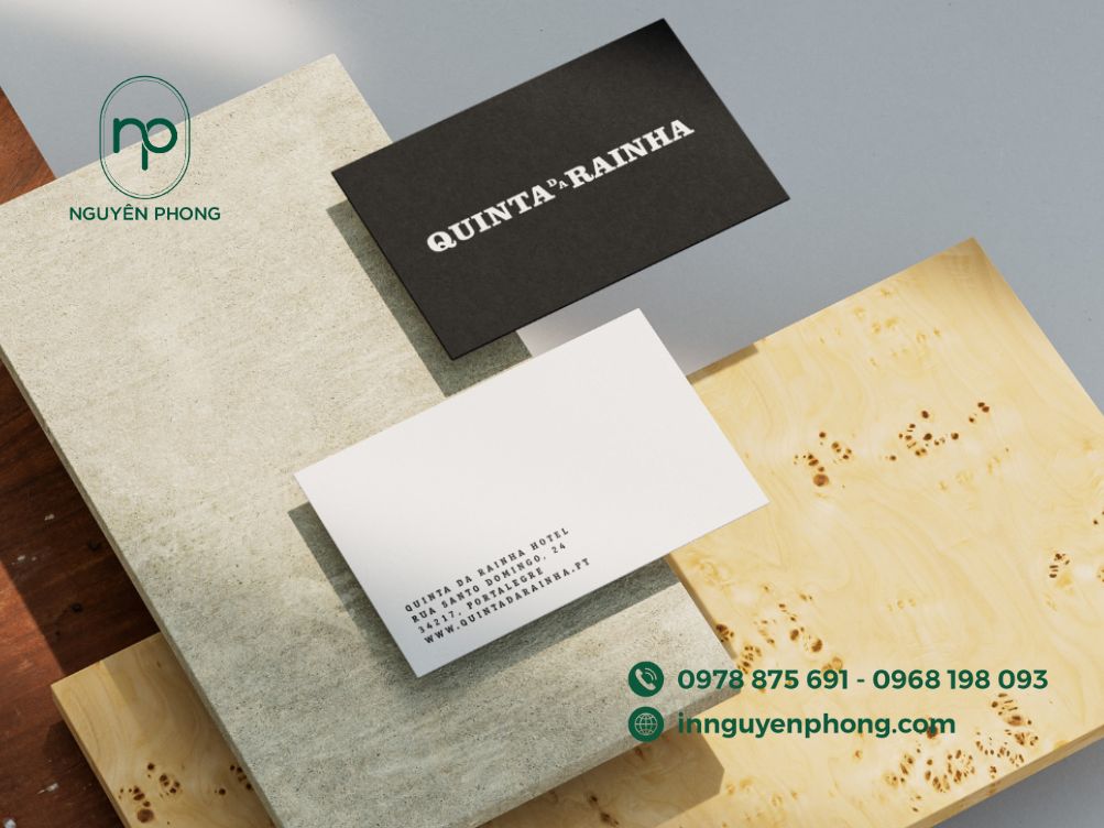 Thiết kế card visit khách sạn sang trọng, chuẩn thương hiệu